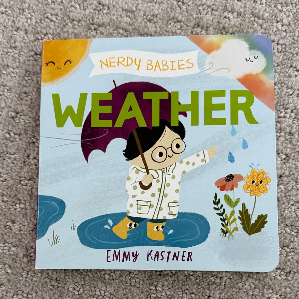 NERDY BABIES Board Book Set - Insects, Space, Ocean, Rocks, Weather - Picture 6 of 11